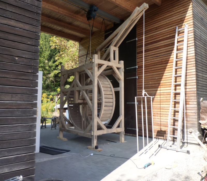 Kran aus dem Mittelalter