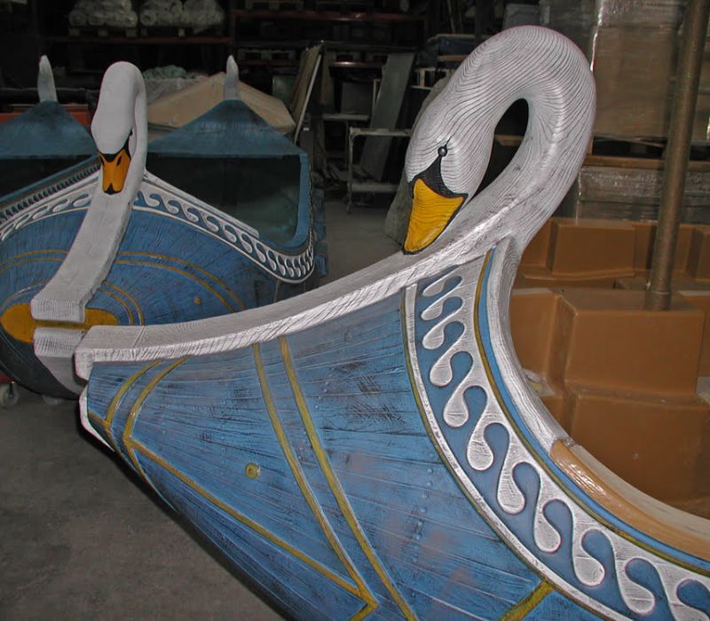 Boot für Belantis Vergnügungspark